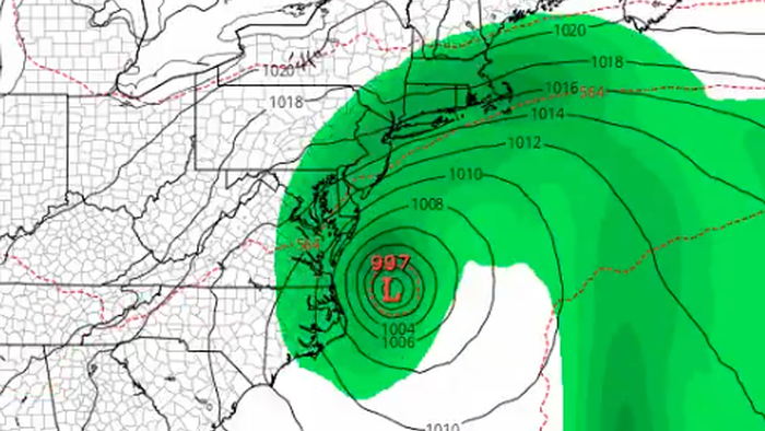 Another Nor’easter Brews In Atlantic, Putting Mid-Atlantic In Potential Crosshairs