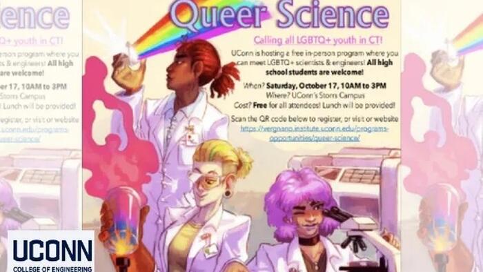 U. Connecticut Recruits ‘LGBTQ+’ Scholars For High School ‘Queer Science’ Event