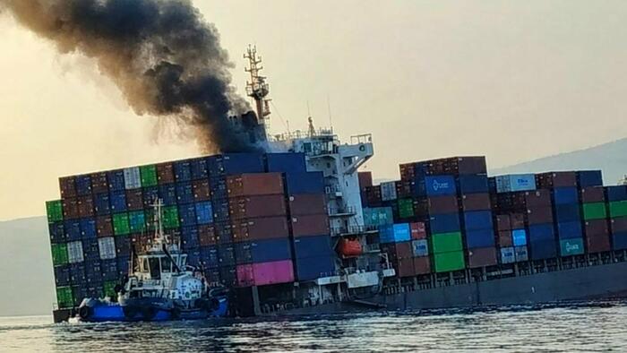 Burning Container Ship Sinks In Strait Of Hormuz, As IRGC Proclaims ‘5 Or 6’ Vessels Targeted Nightly