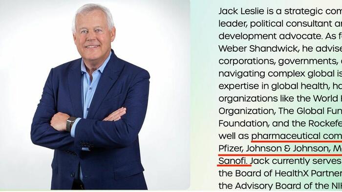 How The NYT Hid Big Pharma PR Titan Jack Leslie In Plain Sight