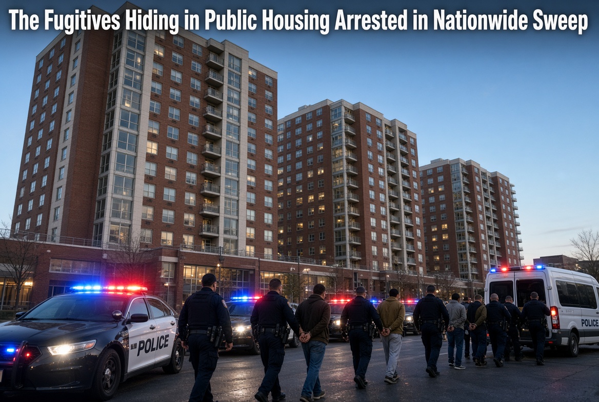 491 Fugitives Hiding in Public Housing Arrested in Nationwide Sweep