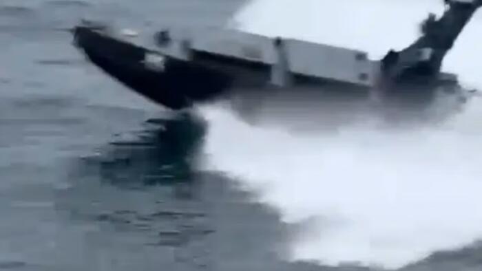 Watch: Rare Footage Of Sea Drone Attack On Container Ship Off Bulgaria